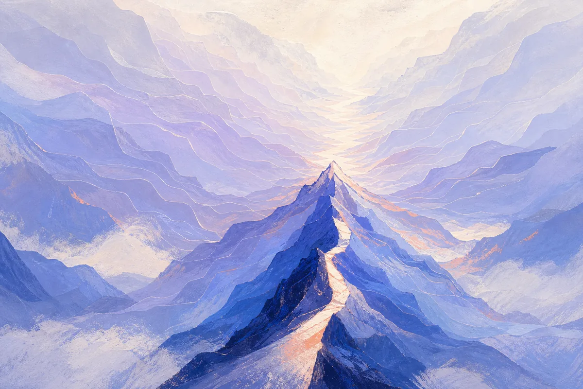 A narrow illuminated channel cutting through darker terrain, used as the article's opening artwork.