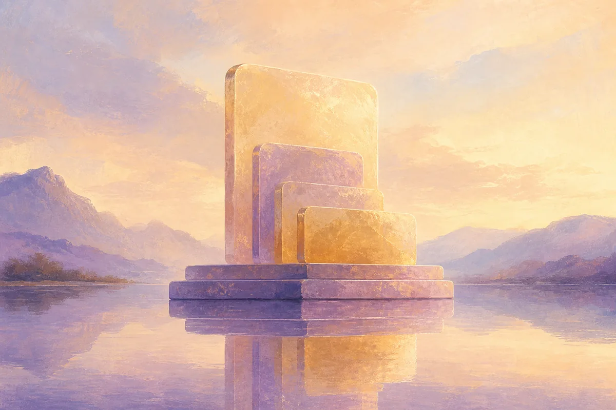 A single clear path resolving out of complex terrain, used as the article's opening artwork.